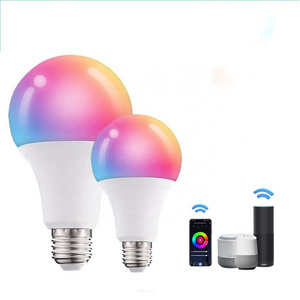 Smart home WiFi foco Alexa Google home remote control RGB dimmable smart bulb