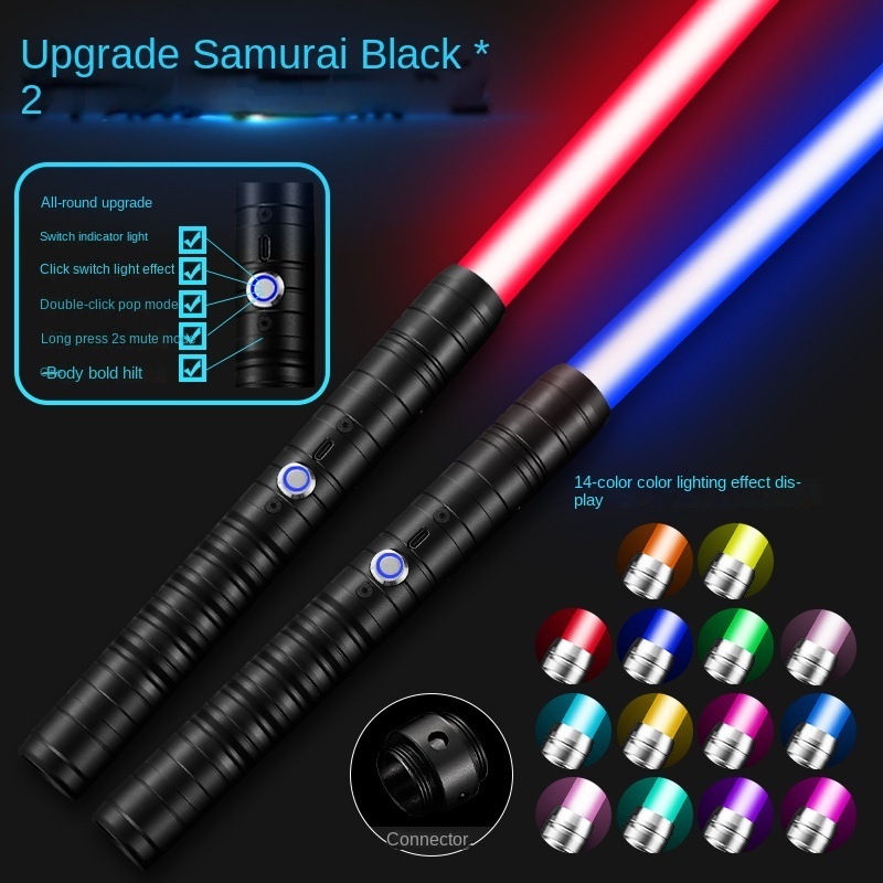 metal hilt   RGB or Xenopixel color changing smooth swing laser sword from star the wars