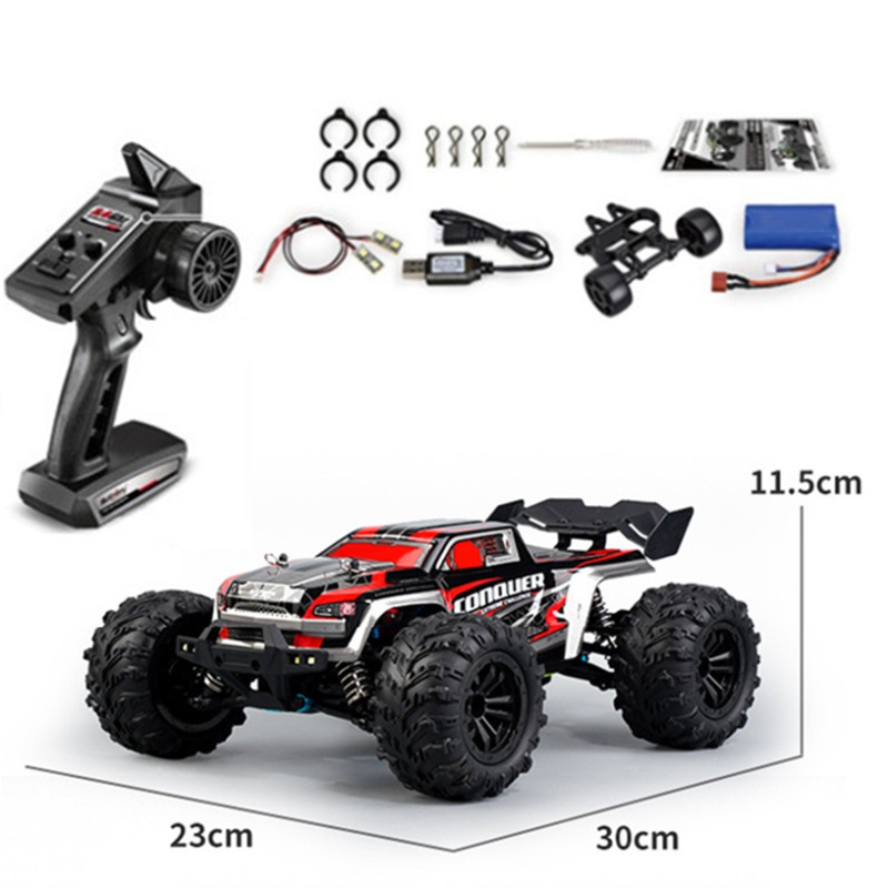 Tiktok Hot Selling High Speed Pickup Trucks 4WD RC Car 38 km/h With LED Headlight