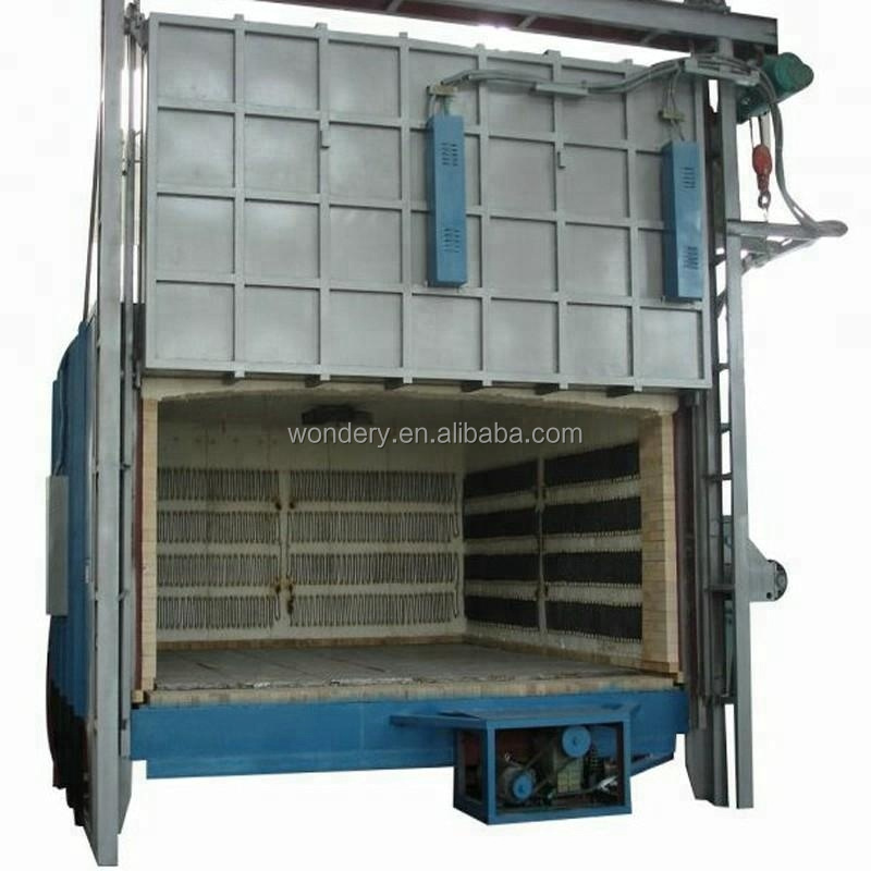 WONDERY Professional Supplier Electric Resistance Bogie Hearth Car Bottom Furnace For Annealing Treatment