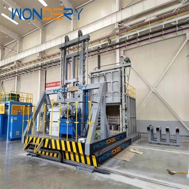 Wondery Professional Factory Electrical Car Bottom  Bogie Hearth Trolley Type Heat Treatment Furnace