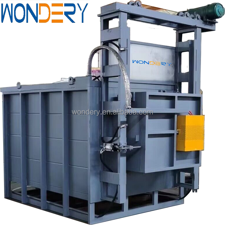 WONDERY 1200 Degree C Electric Resistance Bogie Hearth Car Bottom Type Annealing Industrial Furnace For Sale