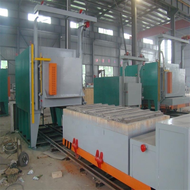 WONDERY Wholesale China Manufacturer 135KW Electric Bogie Hearth Furnace With Hydraulic Tilting Boige Trolley