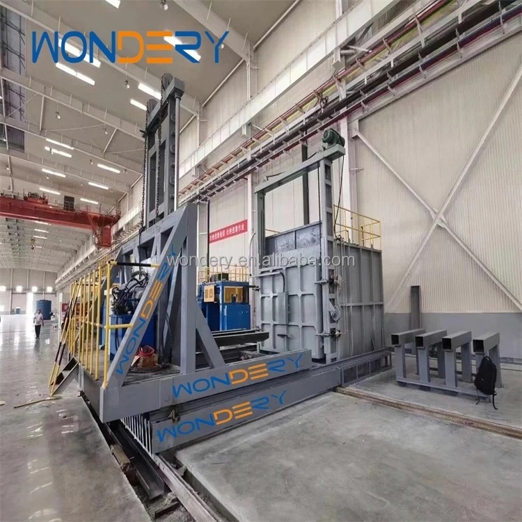 Wondery Professional Factory Made Electrical Heat Treatment Furnace Trolley Type Quenching Bogie Hearth Furnace