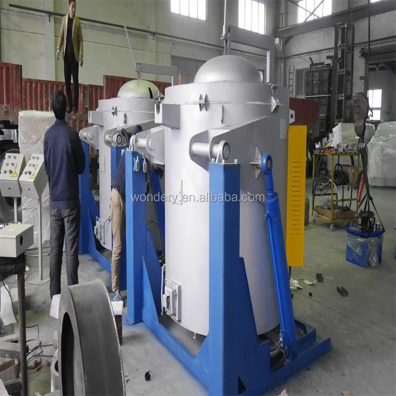 Industrial Scrap Induction Crucible Smelting Furnace For Melting Aluminum Small Copper Melting Furnace