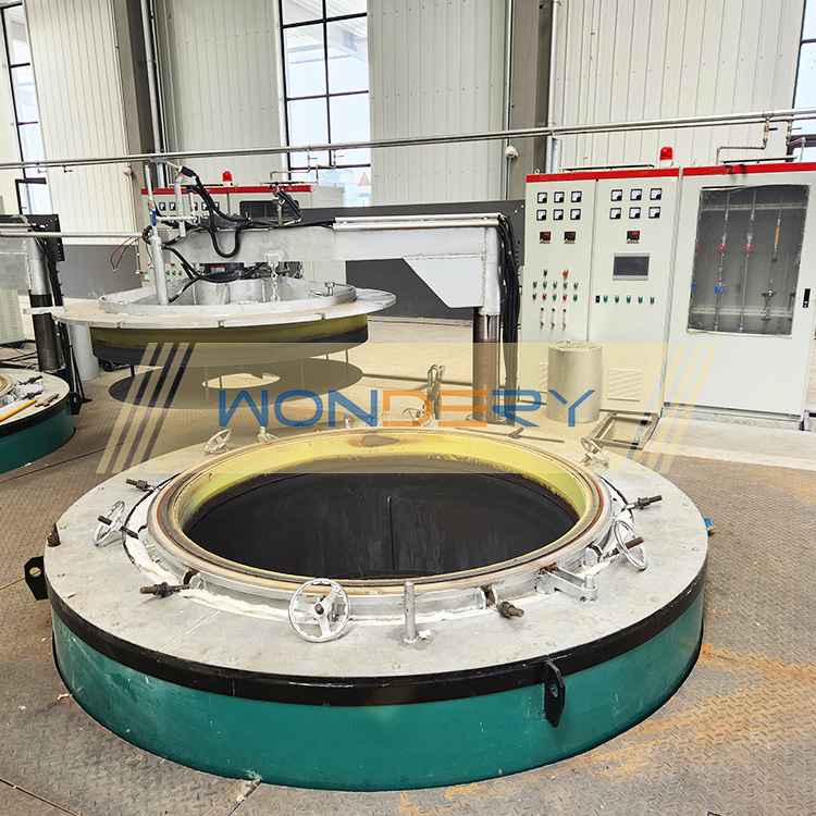 WONDERY Hot Sale Pit Type Gas Carburizing Furnace With Carbon Potential Controlling System