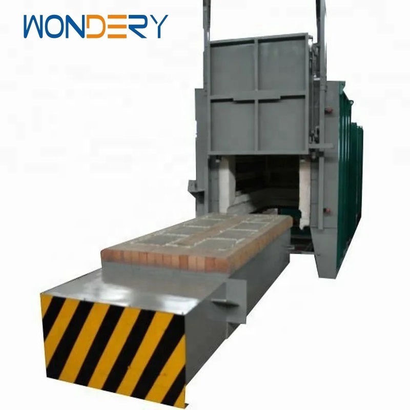 WONDERY Electrical Bogie Hearth Car Bottom Furnace 950 Degree Celsius Heat Treatment Furnace Based on Furnace Size