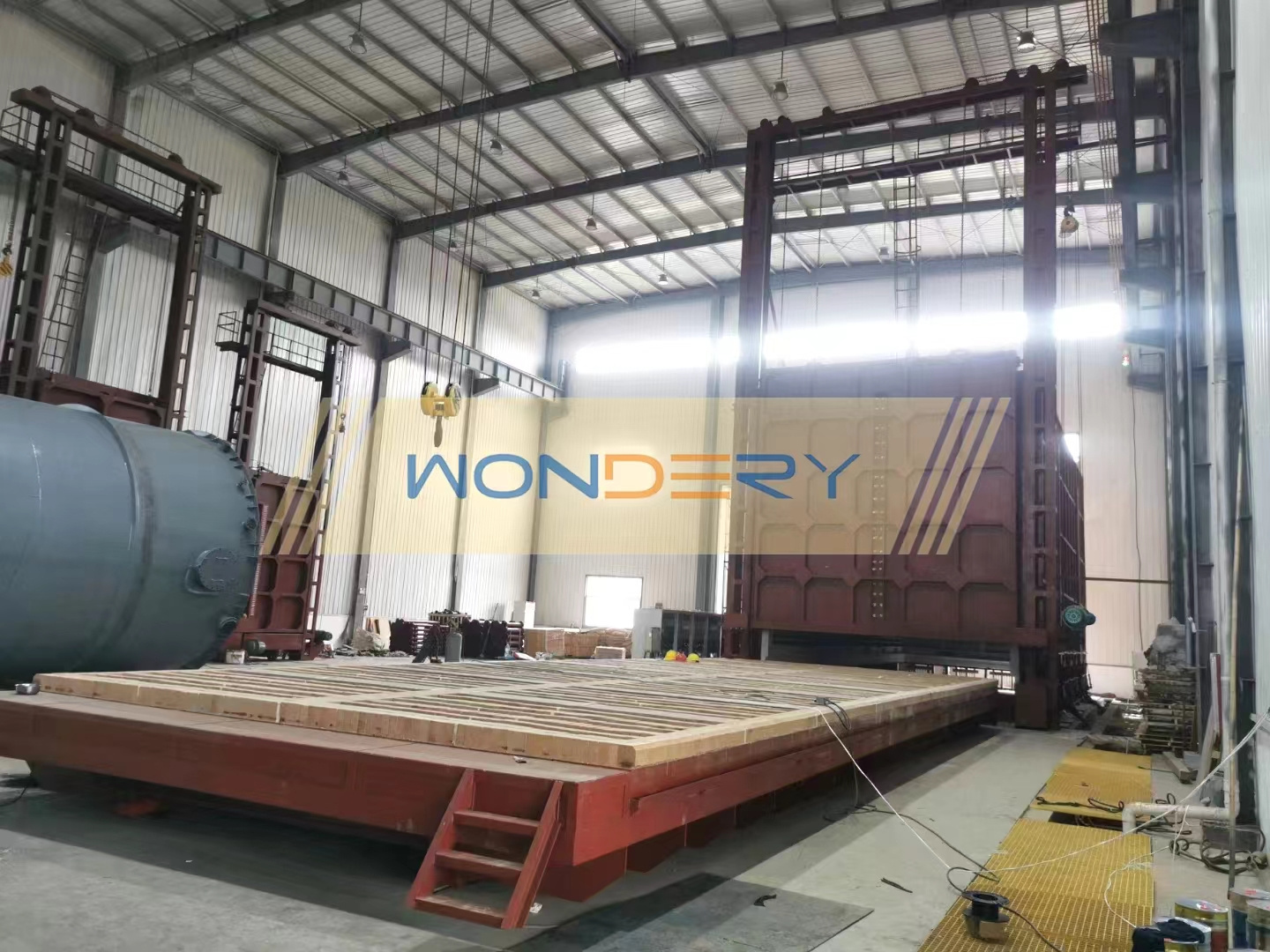 Wondery Professional Manufacture Energy Saving  Natural Gas Heating Bogie Heath Furnace Car Bottom Furnace