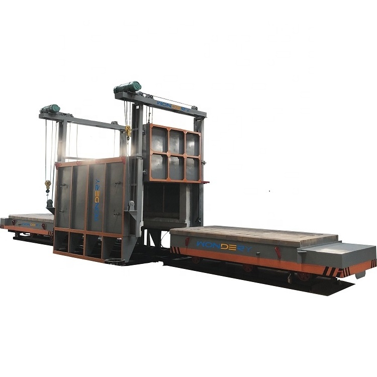 WONDERY China Manufacturer Electric Resistance Bogie Hearth Heat Treatment Furnace For Annealing