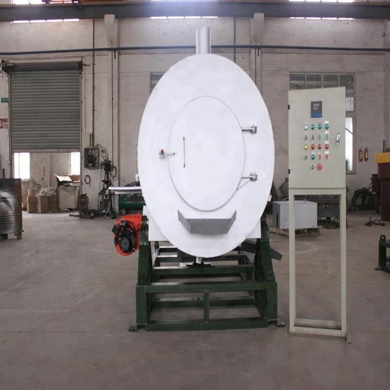 Gas Fired Rotary Furnace For Lead Smelting Plant 1000kg