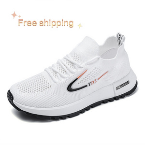 women  sport shoes mesh knitting breathable light walking running nice cheap price quality new style fashion lace up pu sole