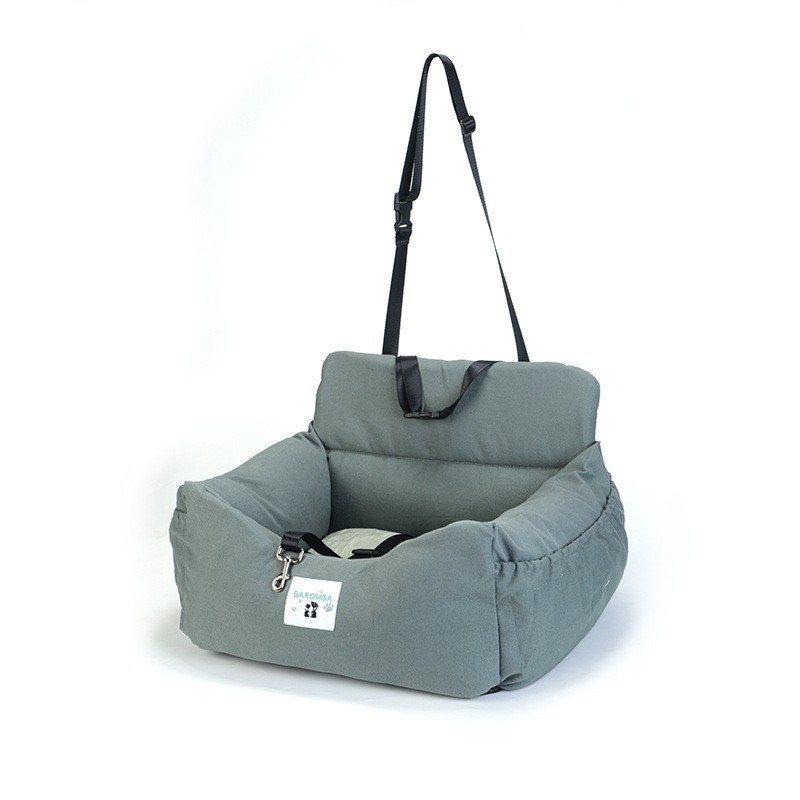 Dog car seat bed soft and comfortable waterproof safety belt travel bag front seat dog carrier