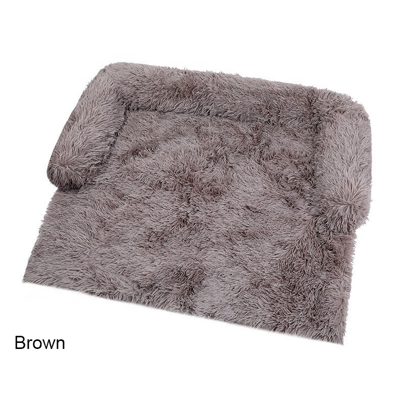 New Designed Pet Dog Sofa Bed with Blanket Luxury Washable Removable Cover Fluffy Pet Dog Bed cat sofa seat dog car seat