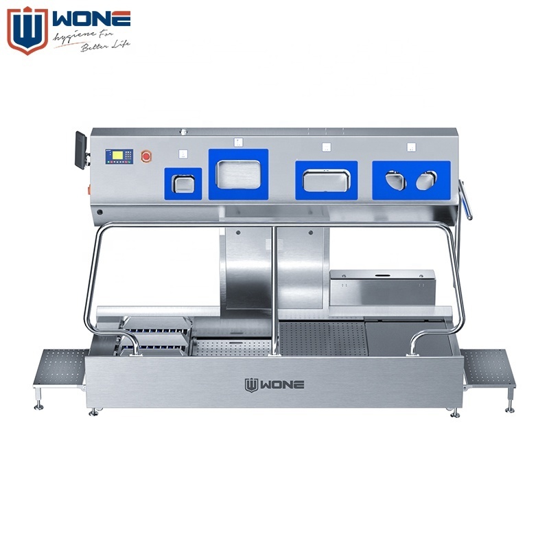 WONE PBW-25 Personal Hygiene Stationand entry control devices Automatic shoe washing &  disinfection / Hand washing, drying and