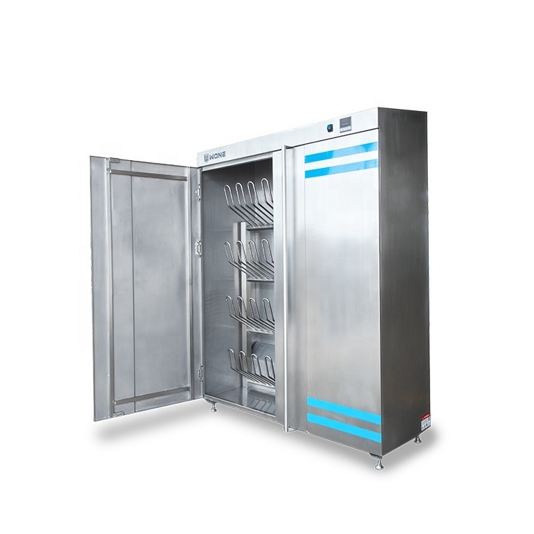 Sanitary Time Constant Temperature Drying Ozone Sterilization Deodorant Boots Drying disinfecting cabinets PBD-20C Silver 304ss