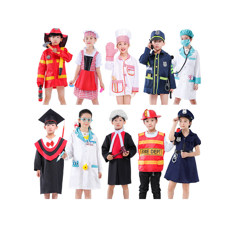 Astronaut Party Construction Worker Firefighter Carnival Career Day Kids Performer Halloween Cosplay Costume