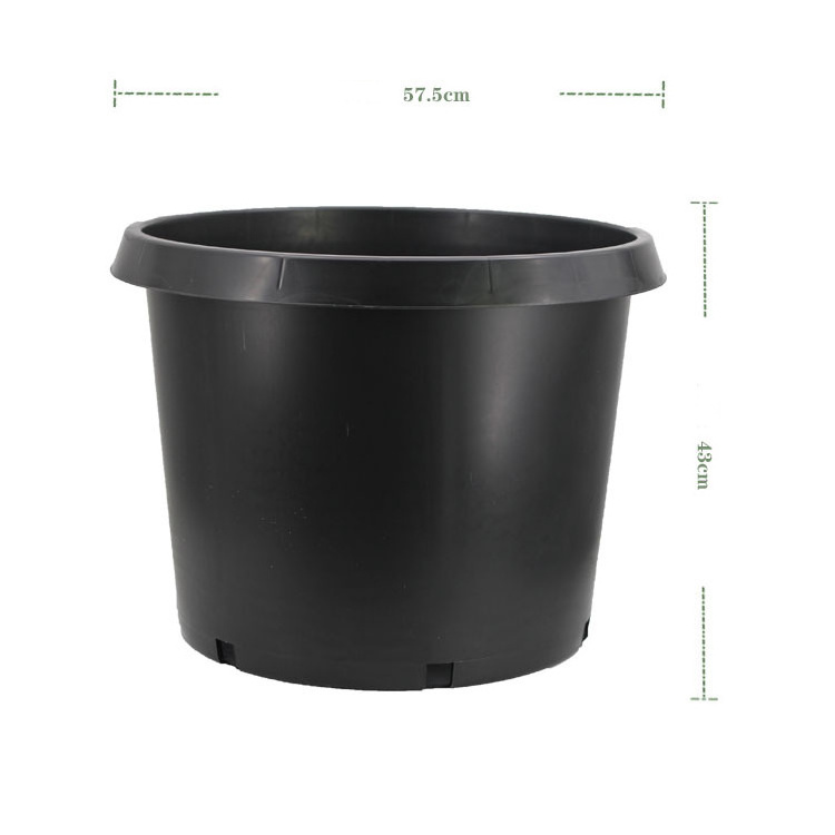 Nursery Product 20 Gallon Pots Black Plastic Pots Nursery Pots