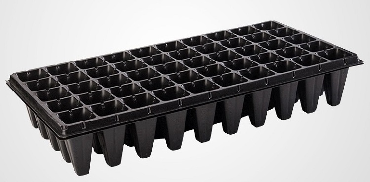 24 50 72 98 105 128 200 288 Cells PS Plastic Plug Seed Starting Grow Germination Tray for Greenhouse Vegetables Nursery