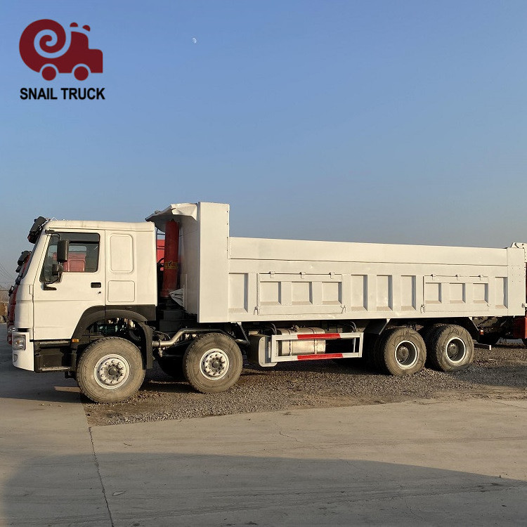 Second Hand 8x4 Howo Tipper Truck 375 Horse Power Dump Truck Used 12 Wheels 40 Tons Truck For Sale In Africa