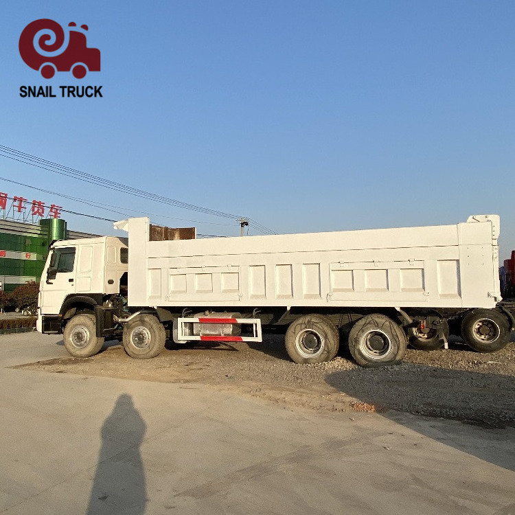 Second Hand 8x4 Howo Tipper Truck 375 Horse Power Dump Truck Used 12 Wheels 40 Tons Truck For Sale In Africa