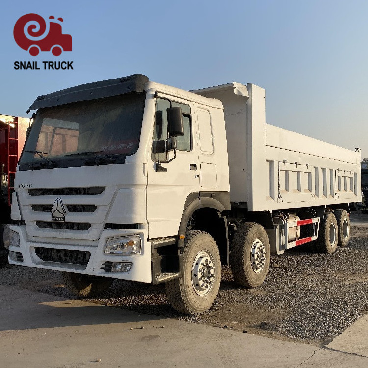 Second Hand 8x4 Howo Tipper Truck 375 Horse Power Dump Truck Used 12 Wheels 40 Tons Truck For Sale In Africa