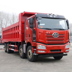 Factory Direct Sales Large Displacement Used Faw Trucks 8x4 Dump 480HP Faw Truck Price For Sale