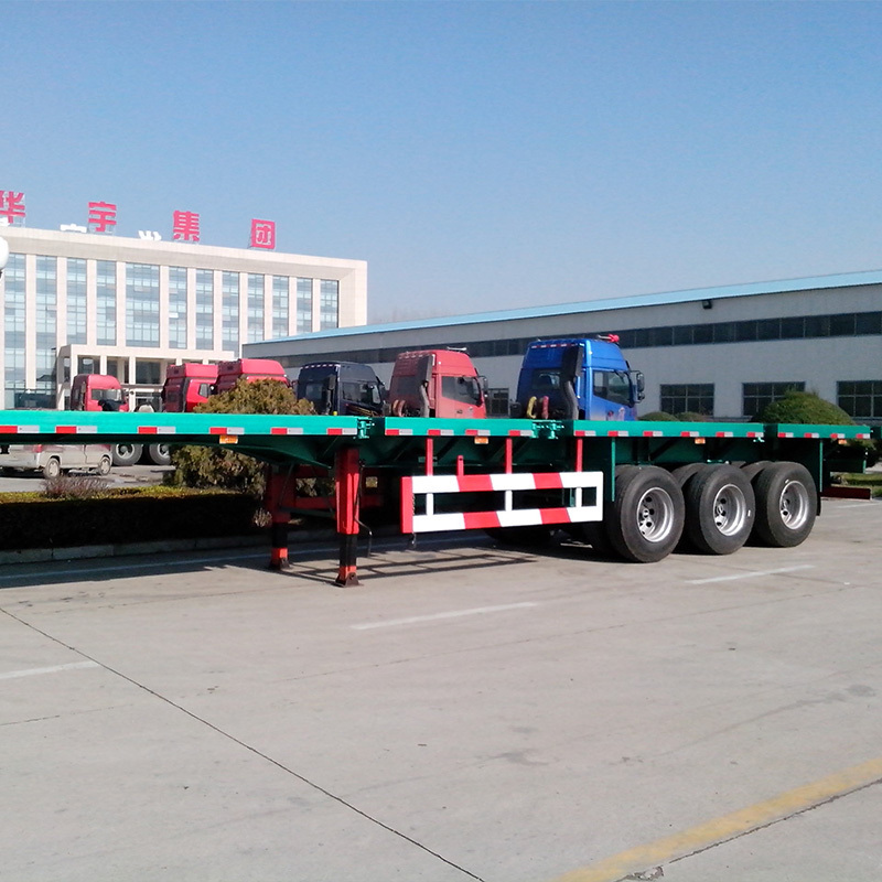 40ft container chassis semi trailer for sale New 20 foot container carrier trailer 20/40 skeleton chassis semi trailer