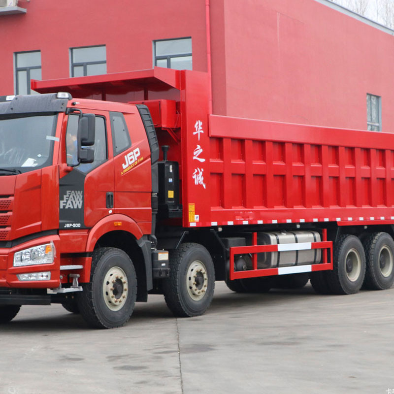 Factory Direct Sales Large Displacement Used Faw Trucks 8x4 Dump 480HP Faw Truck Price For Sale