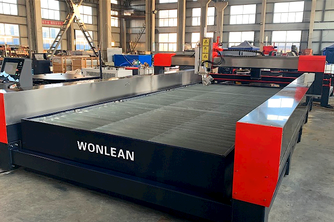 WONLEAN cnc machine waterjet 3 axis cheap water jet cutting machine