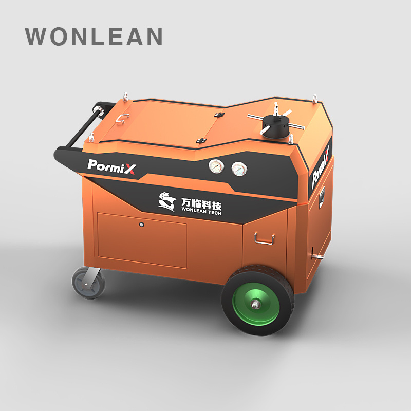 WONLEAN Pormix Waterjet Cutting Machine Mobile Portable Water Jet Cutting Machine