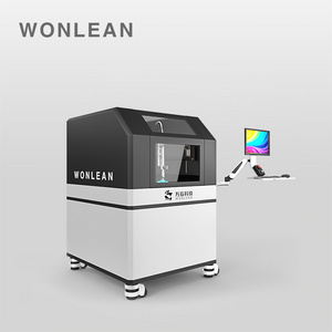 WONLEAN fully enclosed small water jet cutter price cnc micro waterjet cutting machine