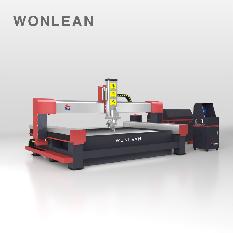 WONLEAN cnc waterjet stone cutting machine 5 axis water jet cutting machine price