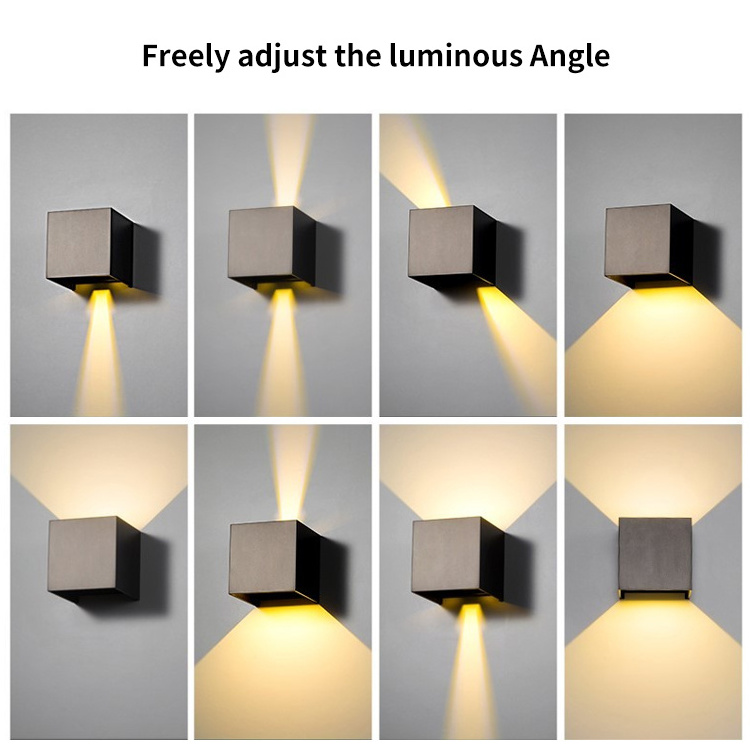 Interior Exterior Pack Wall Sconce Lamp magnet lamp Modern Design Decoration Up And Down LED Indoor Outdoor Wall Light For Home