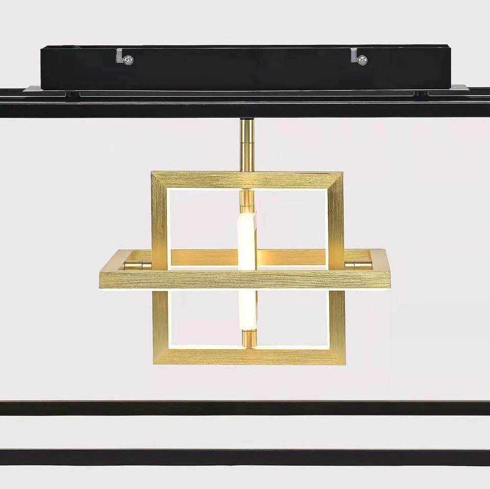 Modern led ceiling lamp sand brass ceiling lighting lamp 3 lights 3*9W 3000K modern led lamp ceiling