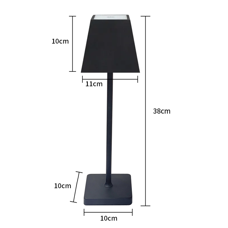 hot sale aluminum led with wireless charging wholesale new room table lamp rechargeable cordless european modern style desk lamp