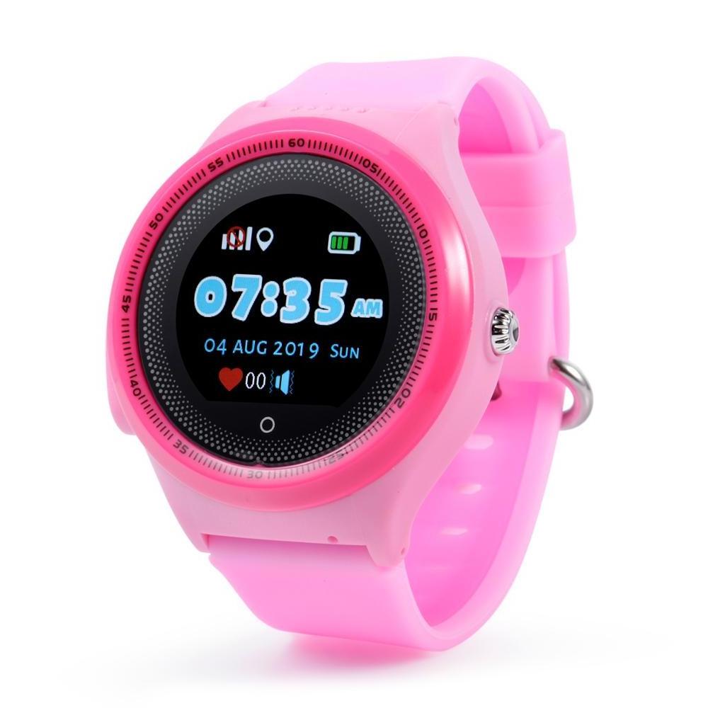 Real Location Round HD Color Screen Kids Smart Watch SOS Call Vibration IP67 Waterproof 2G Android Wrist Watch Phone For Child