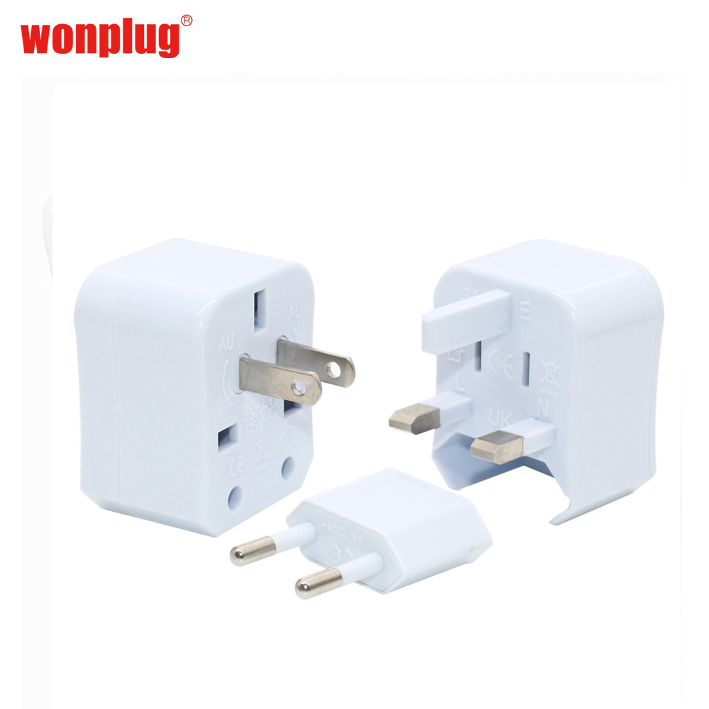 Universal Travel Adapter All-in-one International World Travel AC Power Converter Plug Adaptor Socket Eu Uk Us Au