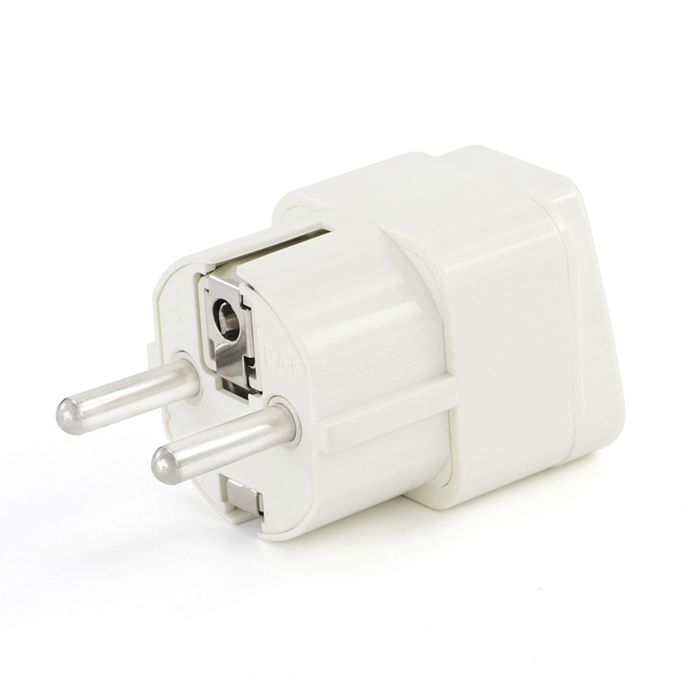 Universal Travel adapter Plug AU UK US to EU AC Power Socket Plug Travel Charger Adapter Converter 16A White  type C