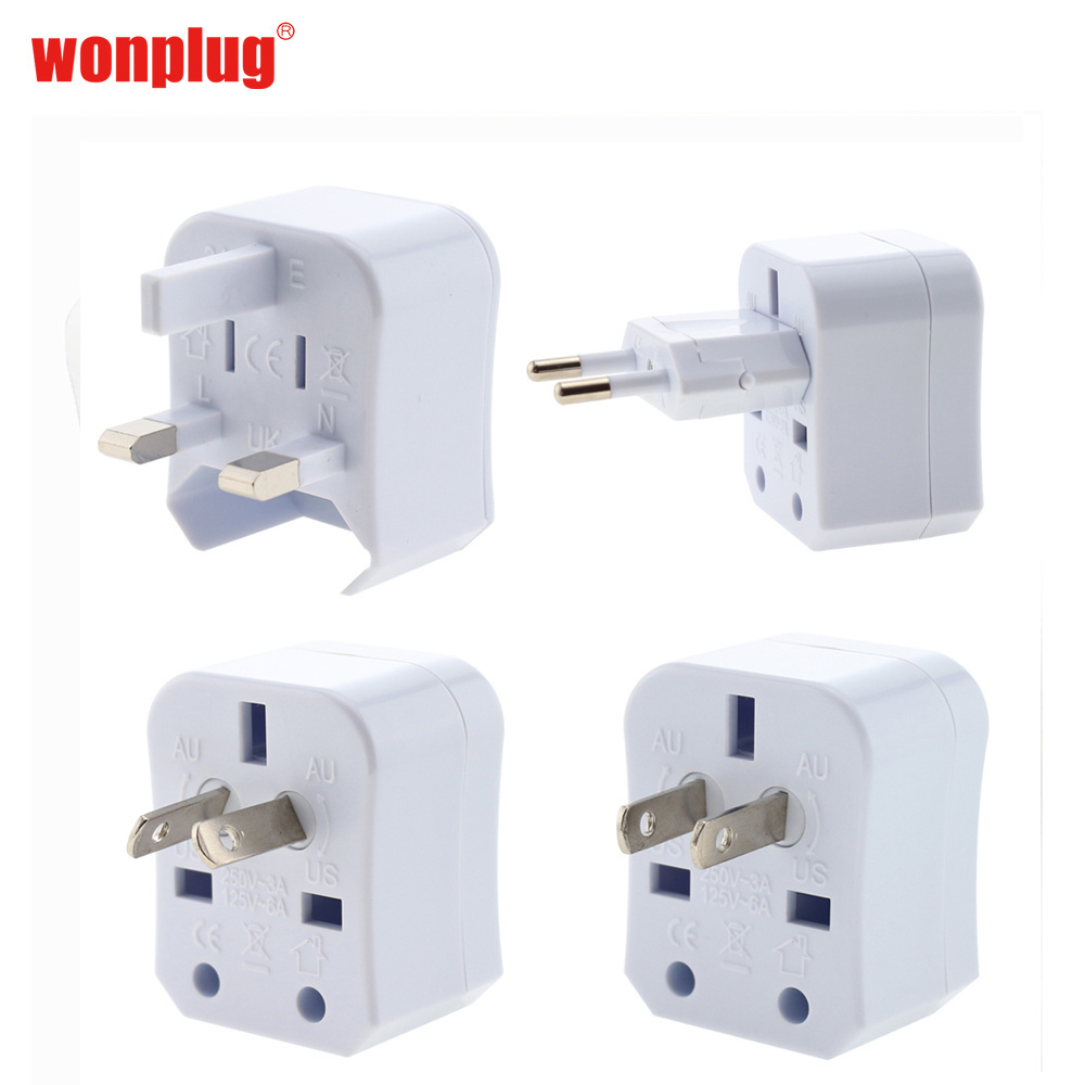 Universal Travel Adapter All-in-one International World Travel AC Power Converter Plug Adaptor Socket Eu Uk Us Au