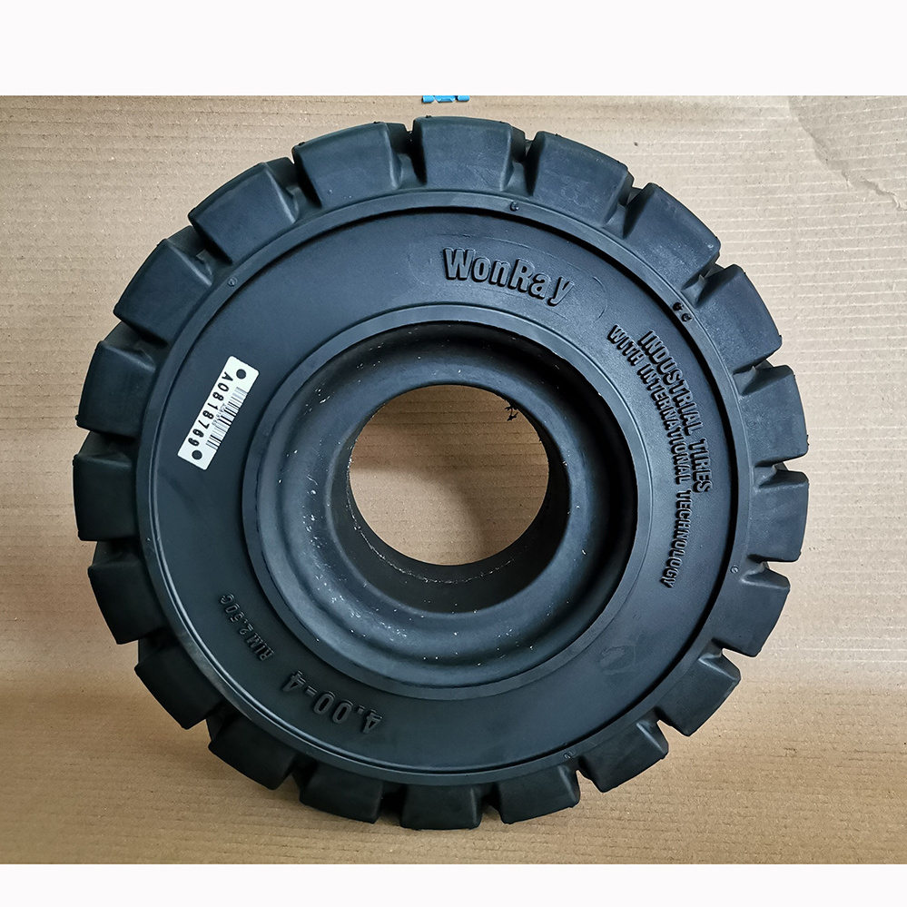 Special tires solid tyre 4.00-4 with black rim 2.50 for trailers