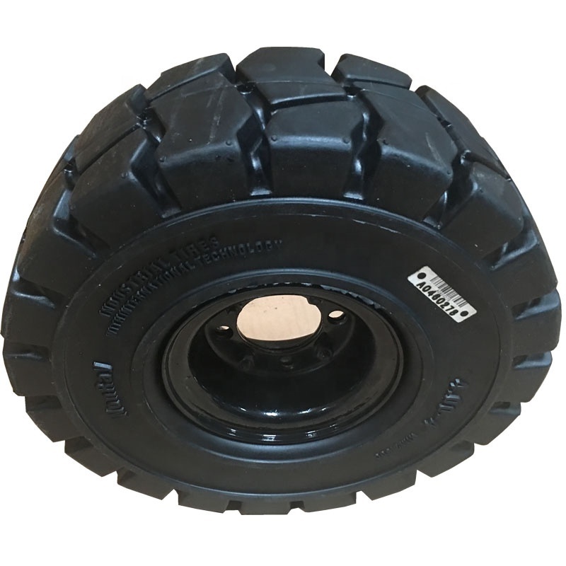 Special off road tires solid tyre 4.00-4 with black rim 2.50 for trailers construction machinery and  special vehicle