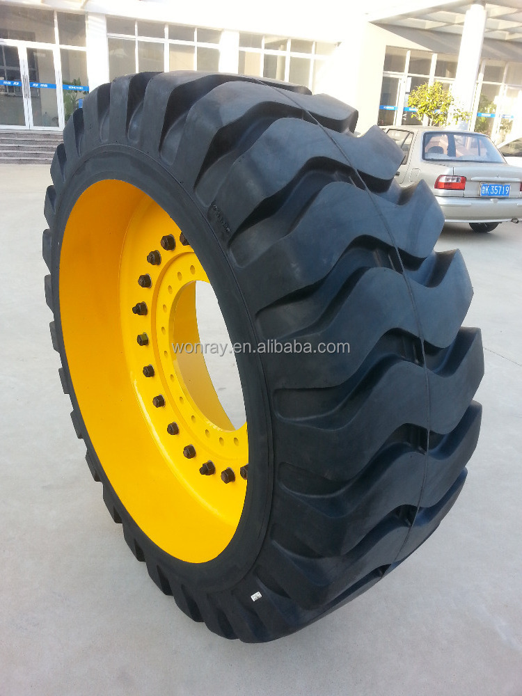 heavy weights wheel loader tire pressure solid tires for 23.5-25 17.5-25 with low price