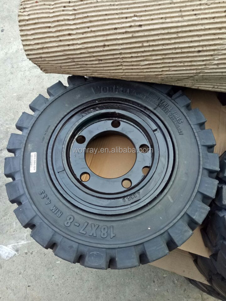 5000 hours lifespan tires for all-terrain vehicle Solid Tires Forklift Wheels 10.20 tyre truck 10.00r20 nylon