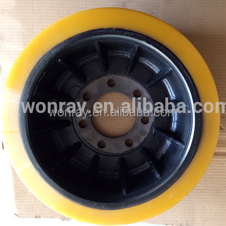 Jungheinrich 51331328 Forklift Drive Solid Polyurethane Wheels D343x114