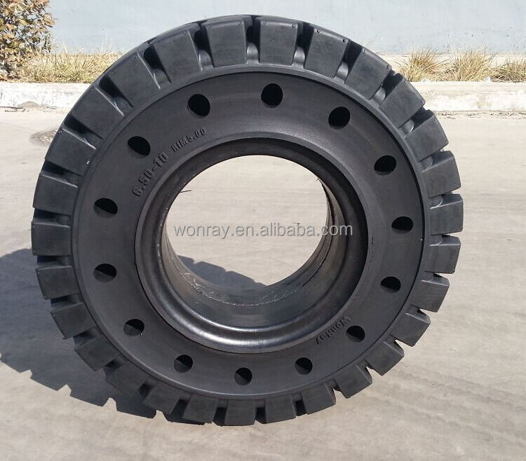 18 inch rubber wheels solid forklift tire 18x7-8 for 3 ton powered industrial truck