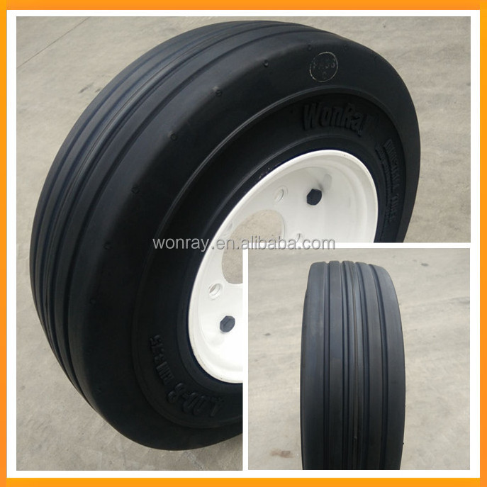 Manufacturer wholesale bias boat trailer tire 5.3x12 4.00-8 solid rubber tires