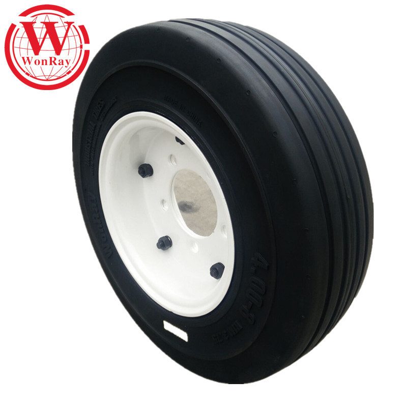 Manufacturer wholesale bias boat trailer tire 5.3x12 4.00-8 solid rubber tires