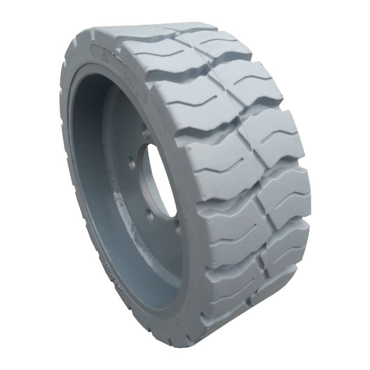 AWP solid wheel 12.5X4.25 tires complete with wheels for scissor lift