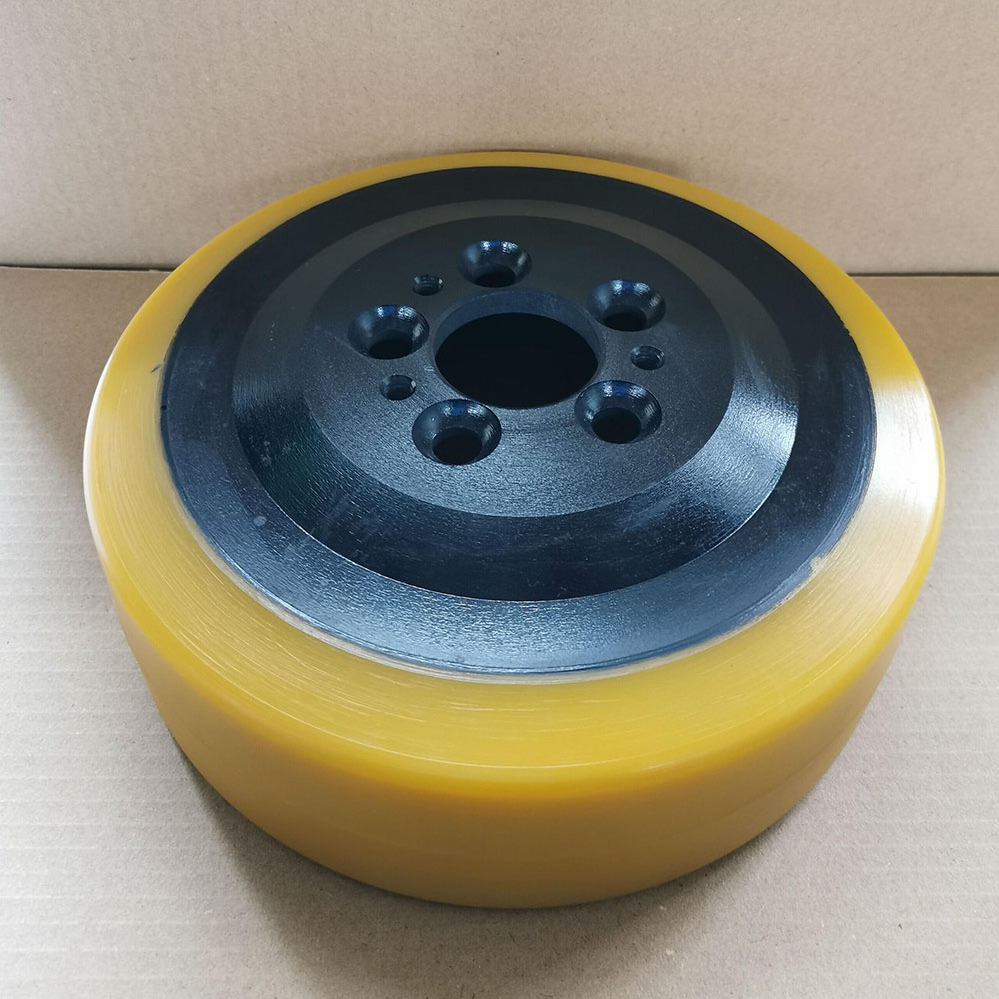 Jungheinrich drive wheel Solid Polyurethane tire electric forklift reach truck spare part No 50460103-size 230x70/82  5holes