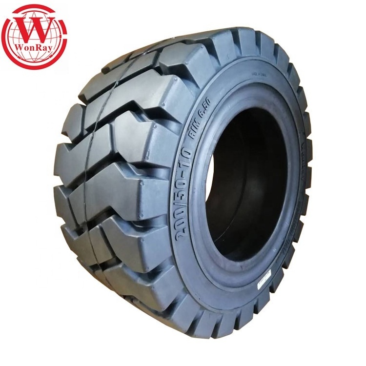 Heavy loading solid non marking white 700x12 7.00-12 6.50-16 forklift tires with low price